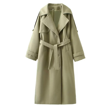 Soft Olive Overcoat